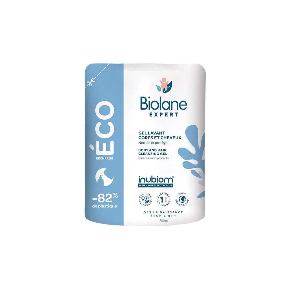 Biolane Expert Gel Lavant Corps et Cheveux 500 ml