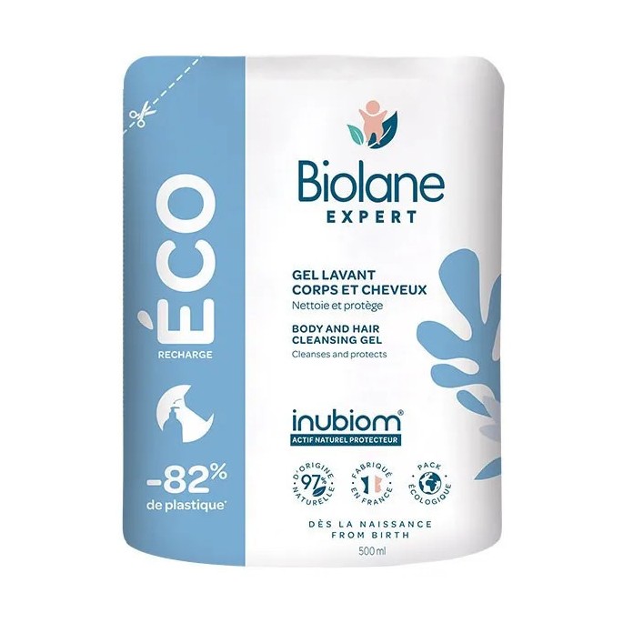 Biolane Expert Gel Lavant Corps et Cheveux 500 ml