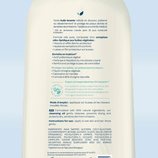 Biolane Expert Huile Lavante 500 ml