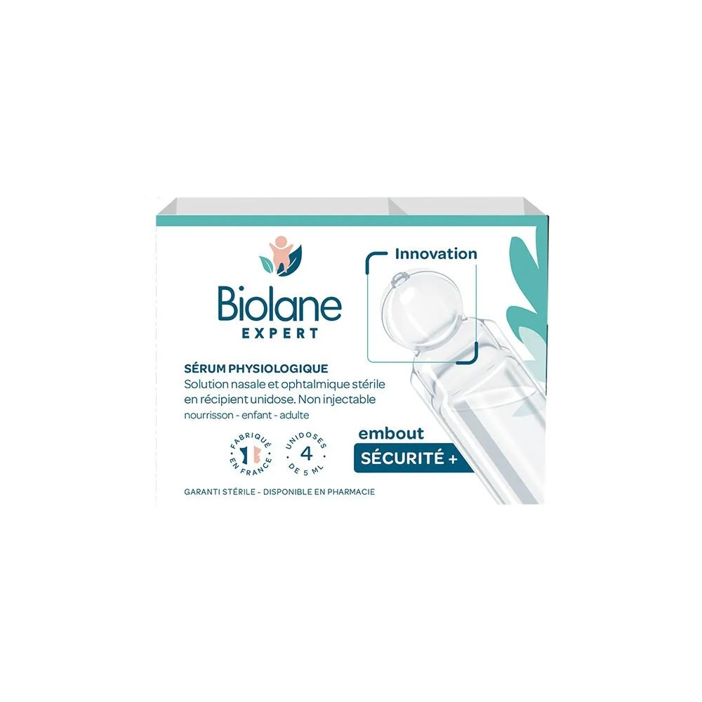 Biolane Sérum Physiologique 20 unidoses de 5 ml