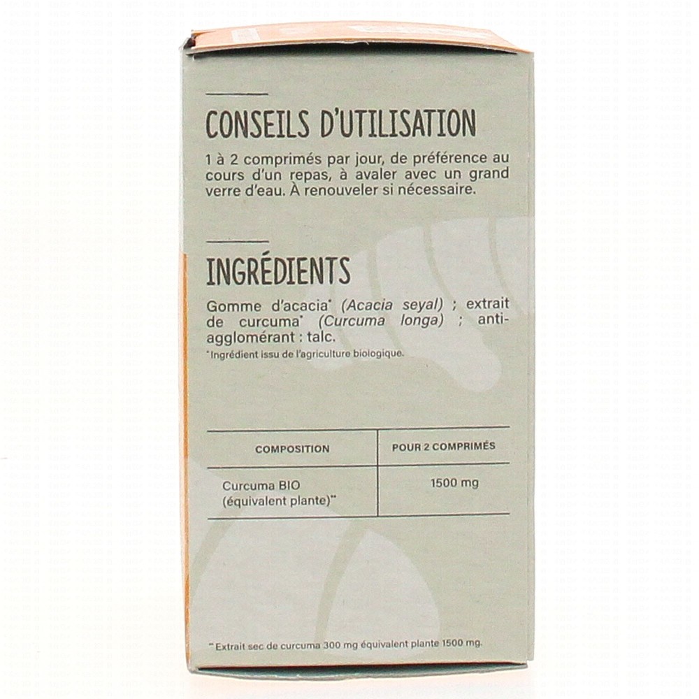 Nutrisanté Curcuma Bio 30 comprimés