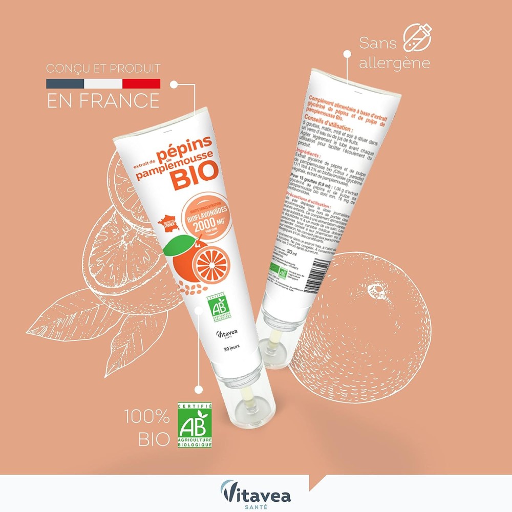 Nutrisanté extrait pépins pamplemousse bio 50 ml