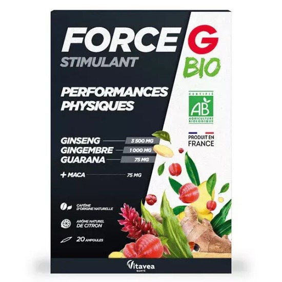 Nutrisanté Force G Stimulant 20 ampoules