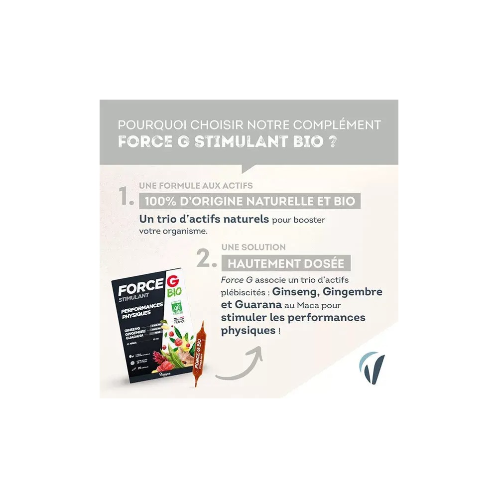 Nutrisanté Force G Stimulant 20 ampoules