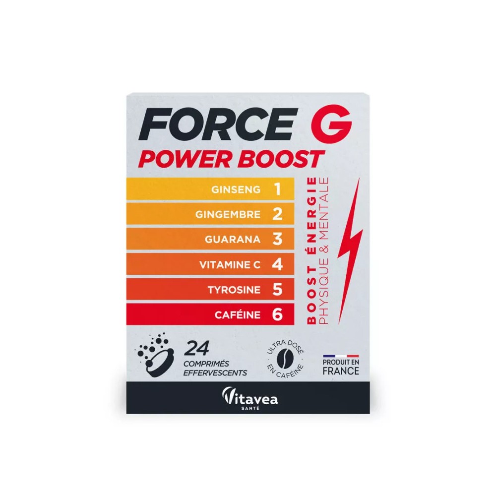 Nutrisanté Force G Power Boost 24 Comprimés Effervescents