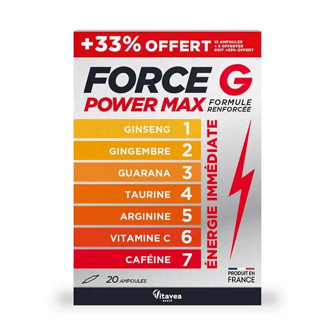 Nutrisanté Force G Power Max 15 ampoules