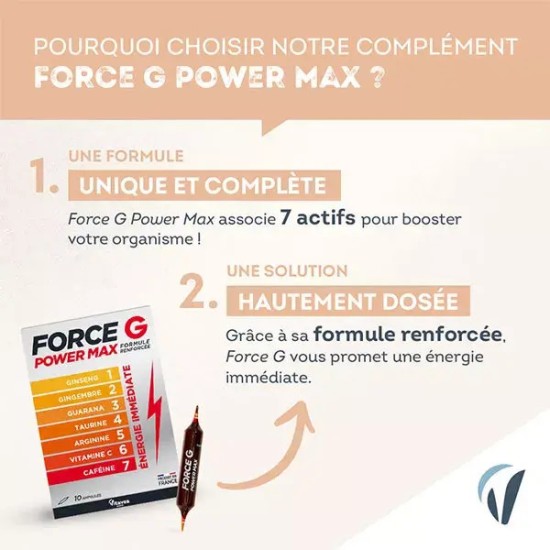 Nutrisanté Force G Power Max 15 ampoules