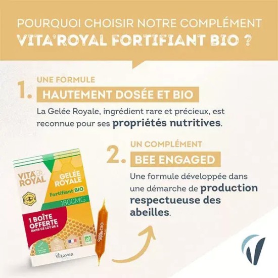 Nutrisanté gelée royale bio 10 ampoules