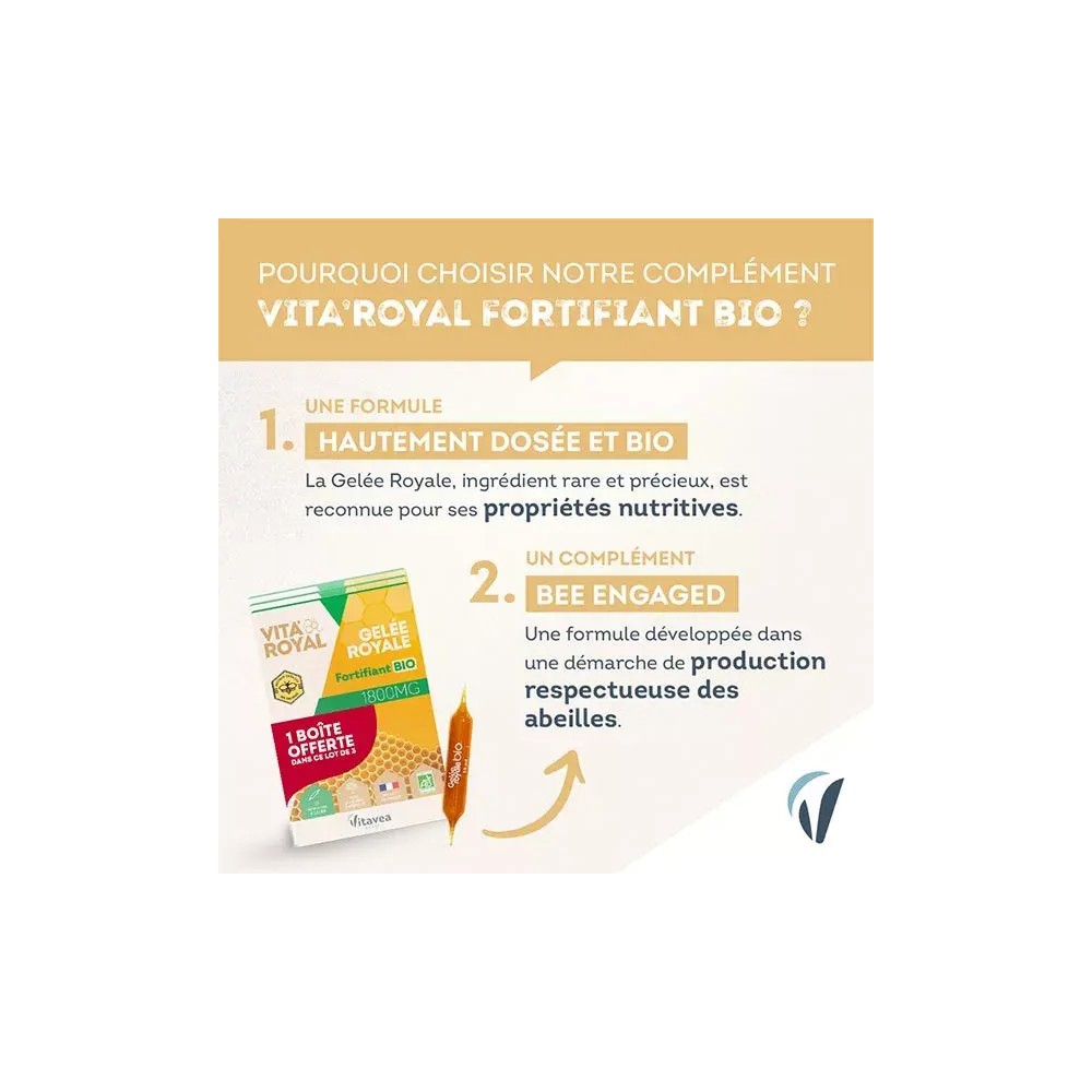 Nutrisanté gelée royale bio 10 ampoules