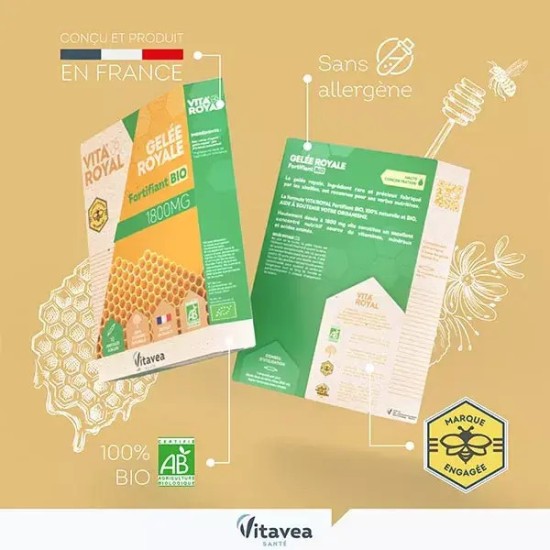 Nutrisanté gelée royale bio 10 ampoules