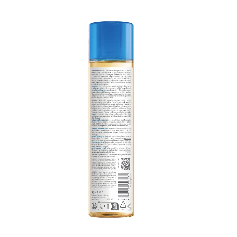 Bioderma Atoderm Huile 2 en 1 Flacon 100 ml