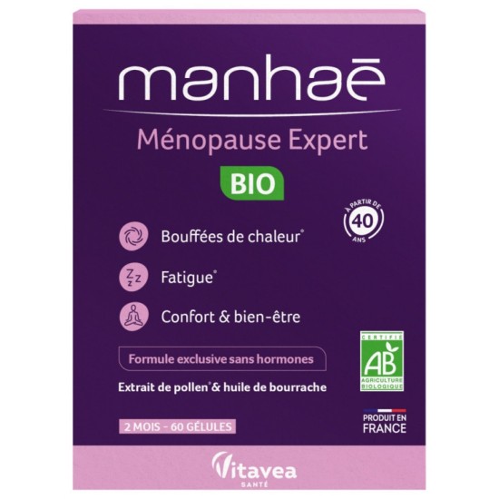 Manhaé Ménopause Bio 60 gélules