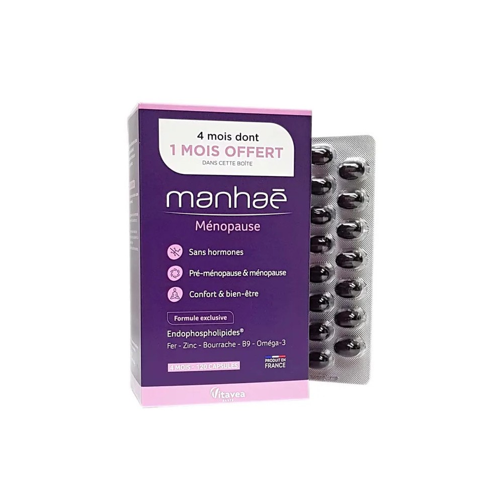 Manhae Ménopause 90 capsules + 30 offertes