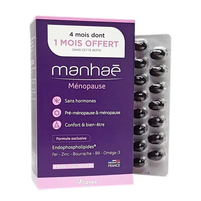 Manhae Ménopause 90 capsules + 30 offertes