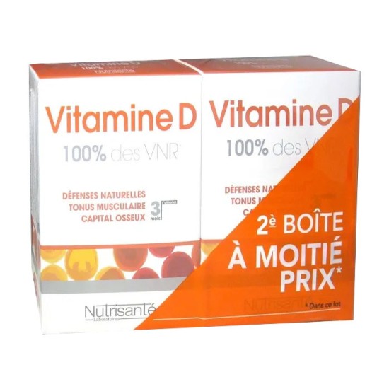Nutrisante Vitamine D Lot de 2 x 200 UI