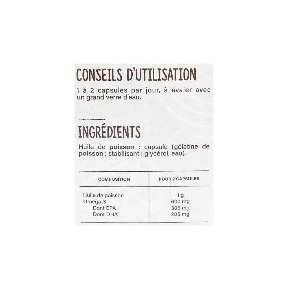 Nutrisanté Oméga 3 - Complément Alimentaire