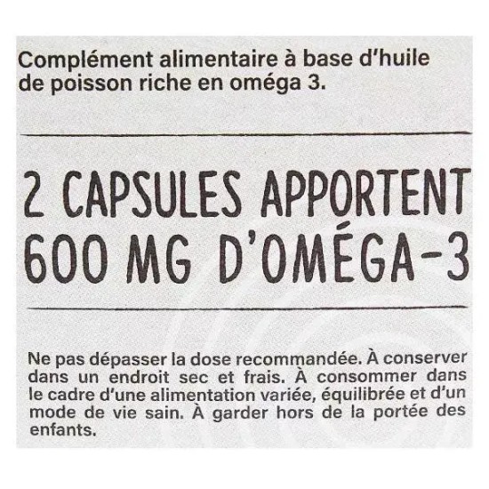 Nutrisanté Oméga 3 - Complément Alimentaire