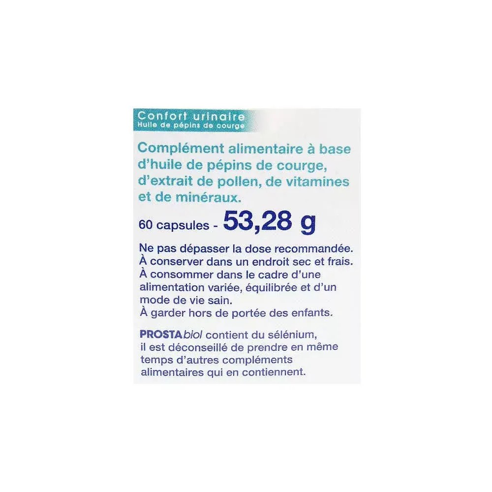 Nutrisanté Prostabiol Compléments Alimentaires