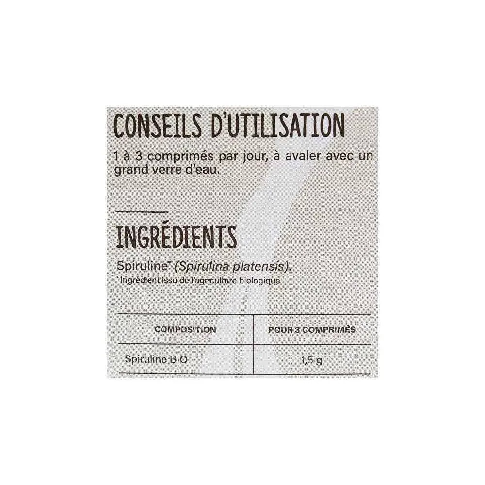 Nutrisanté Spiruline Bio 30 comprimés