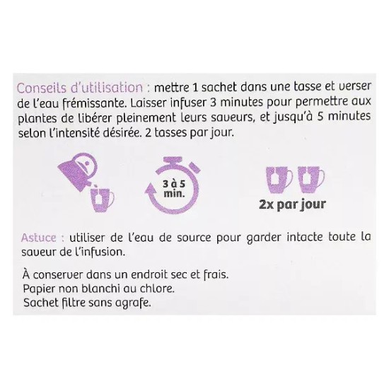 Nutrisanté tisane allaitement Boîte de 20