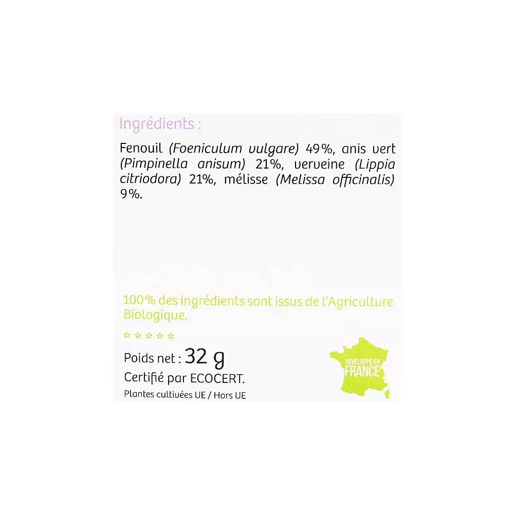 Nutrisanté tisane allaitement Boîte de 20