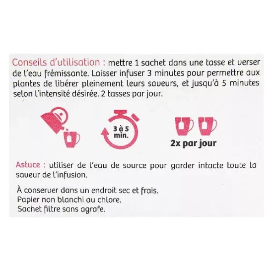 Nutrisanté tisane bio brûle graisses