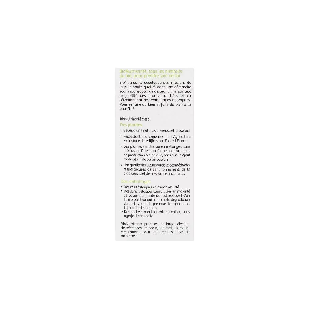 Nutrisanté Tisane Bio Chai Minceur