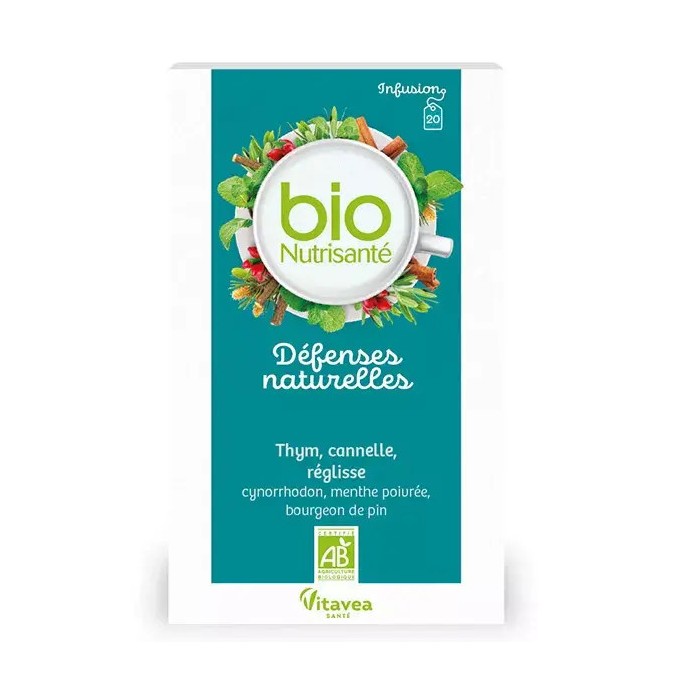 Nutrisanté Tisane Bio Défenses Naturelles 20 sachets