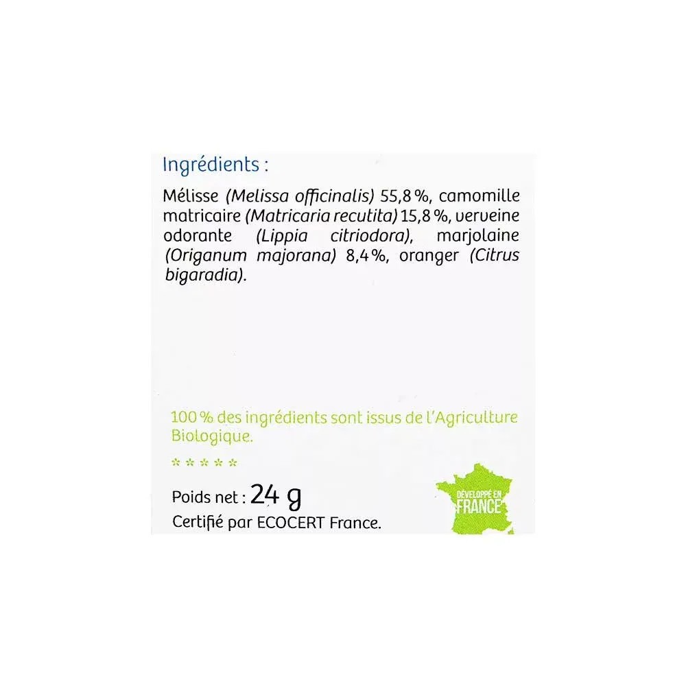 Nutrisanté tisane bio détente
