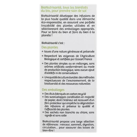 Nutrisante Tisane Bio Digestion