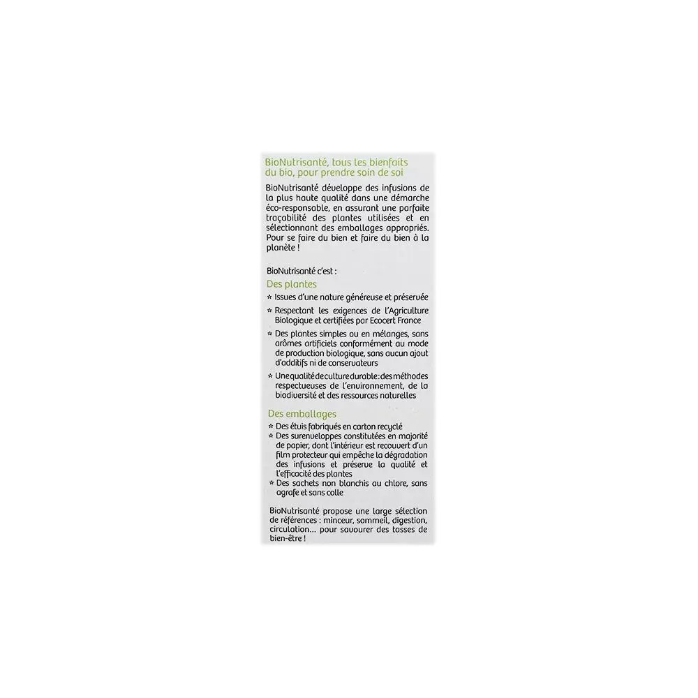 Nutrisante Tisane Bio Digestion
