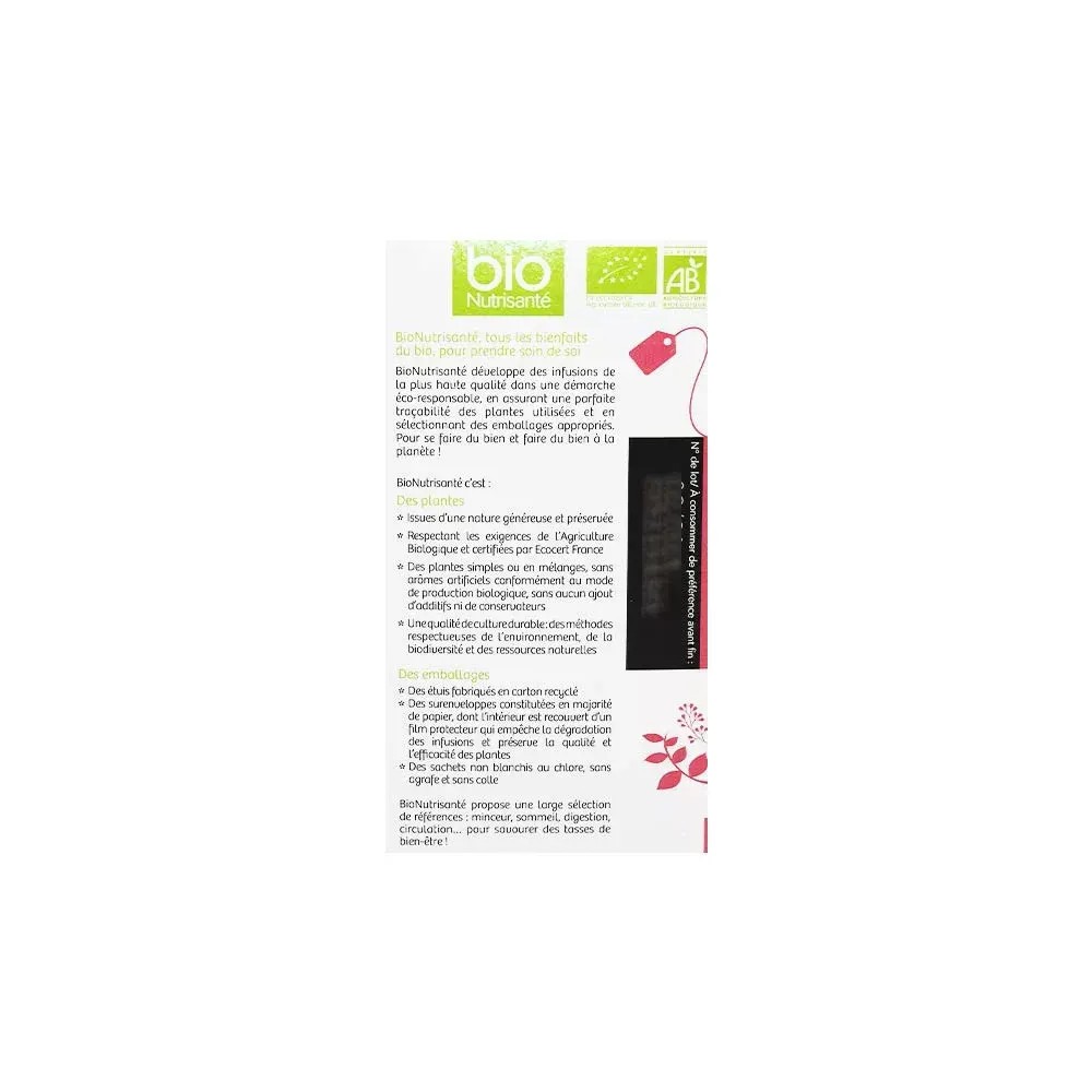 Nutrisante tisane bio draineur