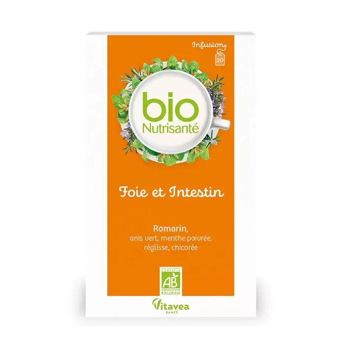 Nutrisanté tisane bio foie et intestin