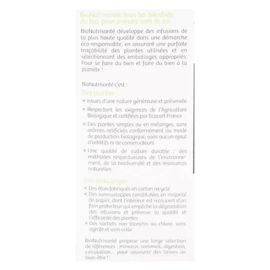Nutrisante Tisane Immunité