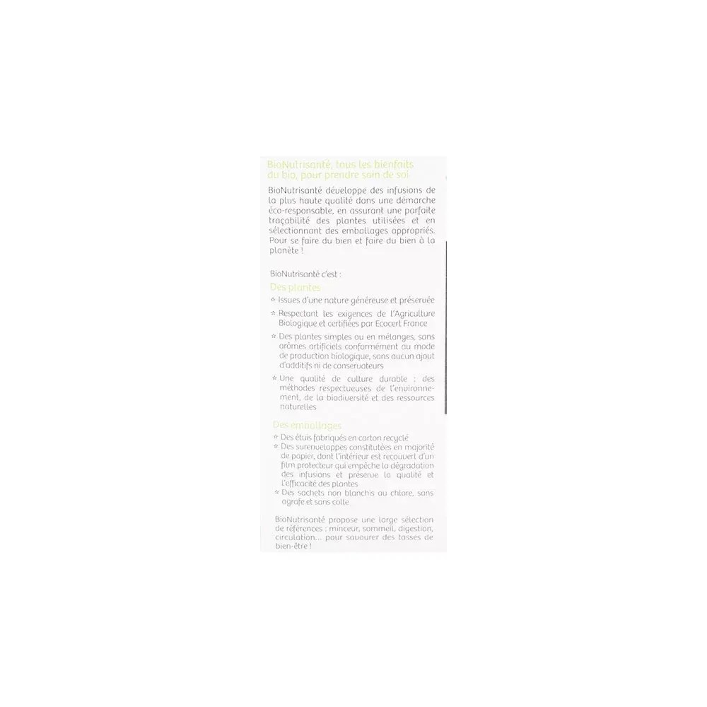 Nutrisante Tisane Immunité