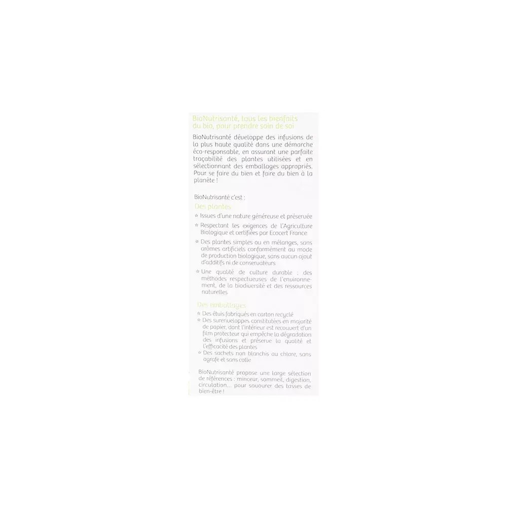 Nutrisanté Tisane Bio Pure Detox
