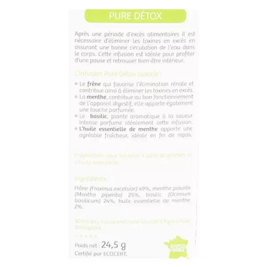 Nutrisanté Tisane Bio Pure Detox