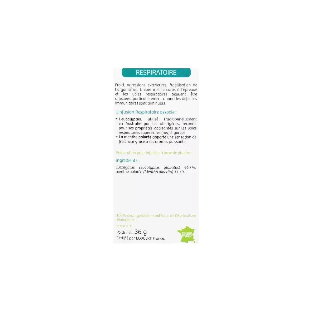 Nutrisanté tisane bio respiratoire