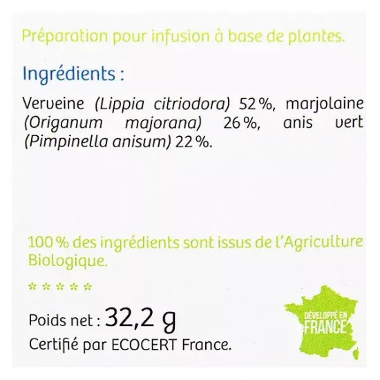 Nutrisante tisane sommeil 20 sachets