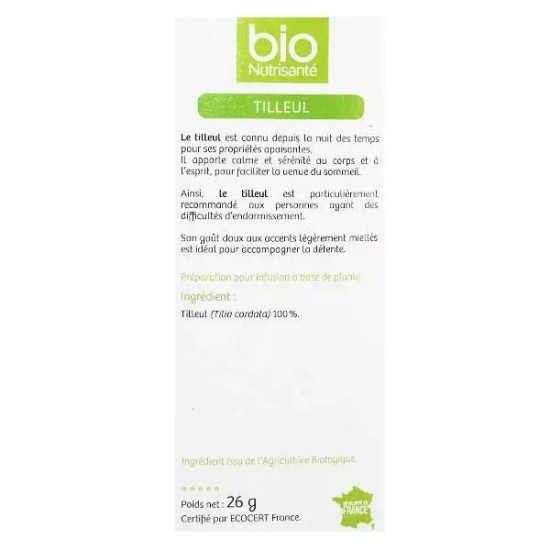 Nutrisanté Tisane Bio Tilleul