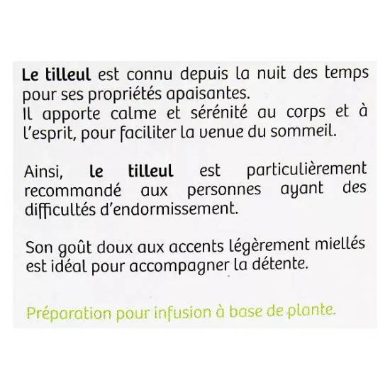 Nutrisanté Tisane Bio Tilleul