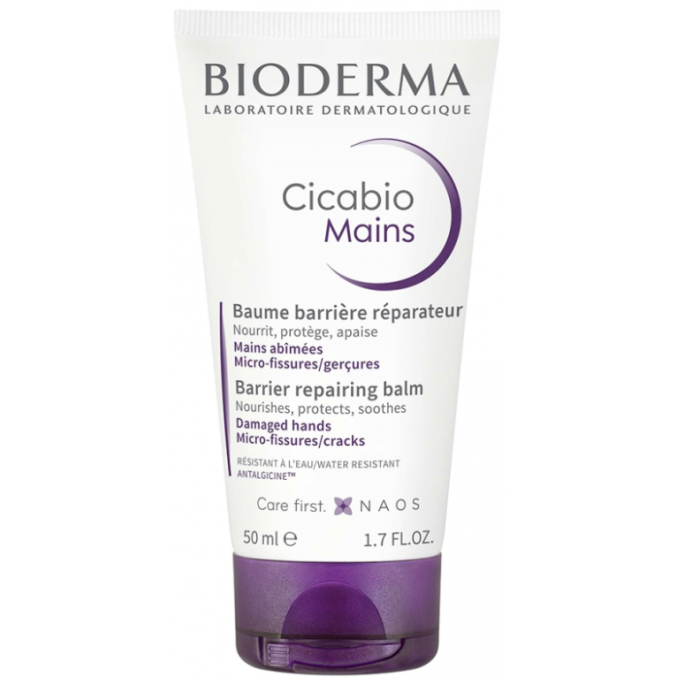 Bioderma cicabio mains baume réparateur 50 ml