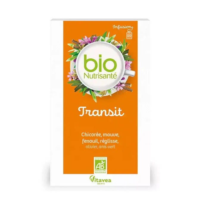 Nutrisante tisane bio transit 20 sachets
