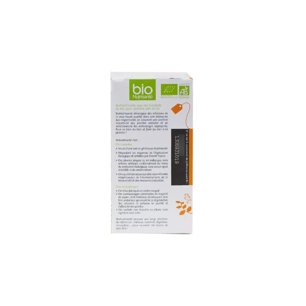 Nutrisante tisane bio transit 20 sachets