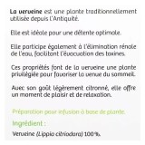 Nutrisanté Tisane Bio Verveine - 20 Sachets