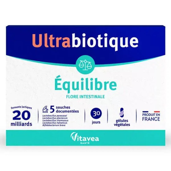 Nutrisanté Ultrabiotique Équilibre 30 gélules