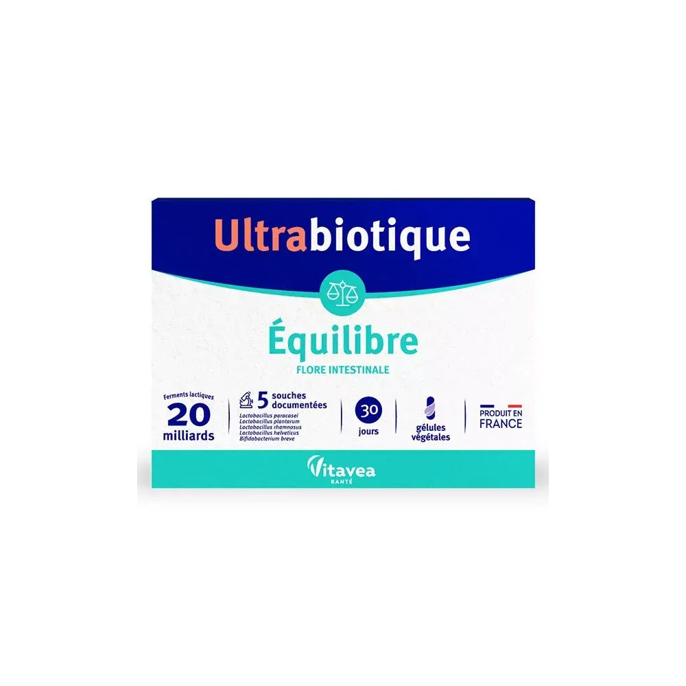 Nutrisanté Ultrabiotique Équilibre 30 gélules
