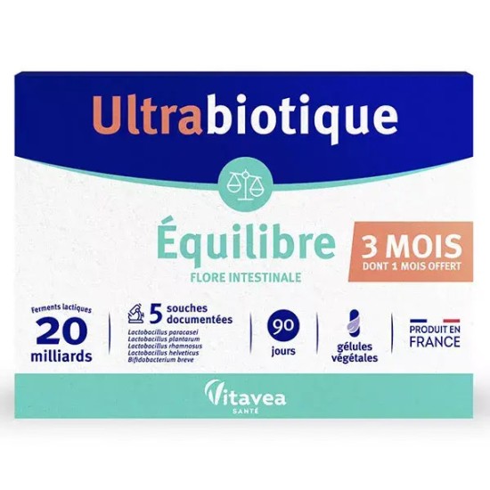 Nutrisanté Ultrabiotique Équilibre 60 capsules