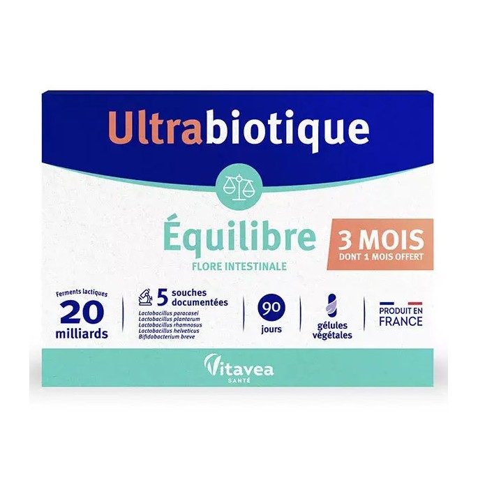 Nutrisanté Ultrabiotique Équilibre 60 capsules