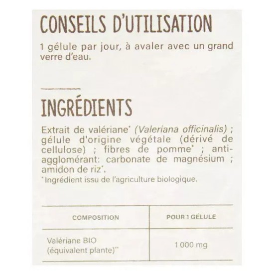 Nutrisanté Valériane Bio